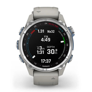 Garmin Descent Mk3 43mm Acero y Silicona Gris 010-02753-04