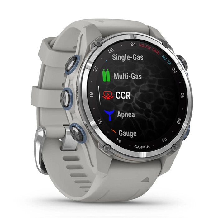 Garmin Descent Mk3 43mm Acero y Silicona Gris 010-02753-04