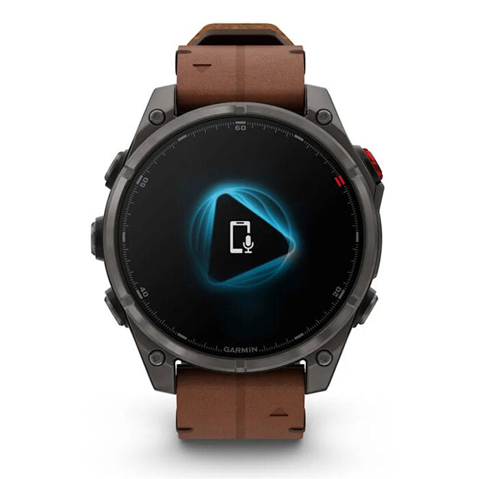 Garmin fēnix 8 Pro 47 mm AMOLED Titanio Correa Cuero 010-03198-40