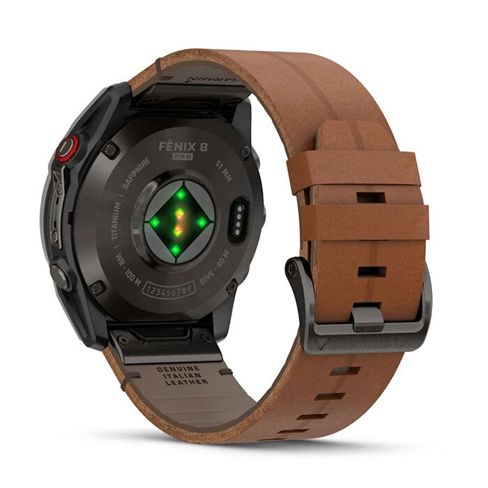 Garmin fēnix 8 Pro 51 mm AMOLED Titanio Cuero 010-03199-40