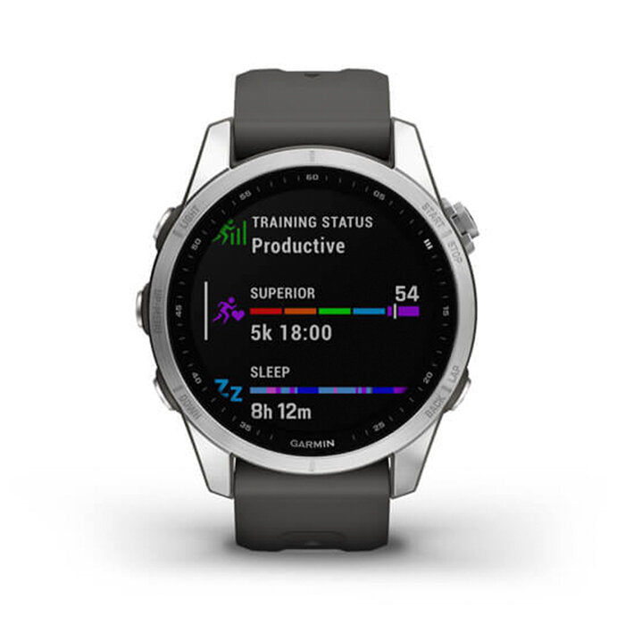 Garmin Fénix 7S Plata con Correa Gris 010-02539-01