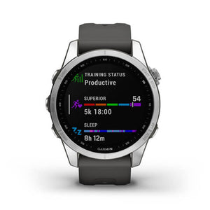 Garmin Fénix 7S Plata con Correa Gris 010-02539-01