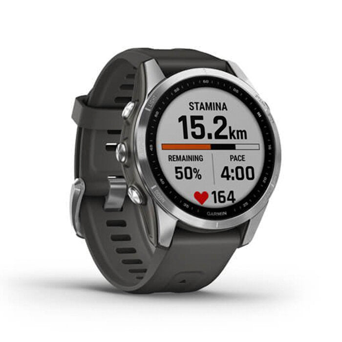 Garmin Fénix 7S Plata con Correa Gris 010-02539-01