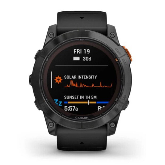 Garmin Fenix 7X Pro Solar Gris correa negra 010-02778-01