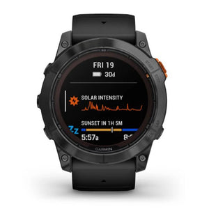 Garmin Fenix 7X Pro Solar Gris correa negra 010-02778-01