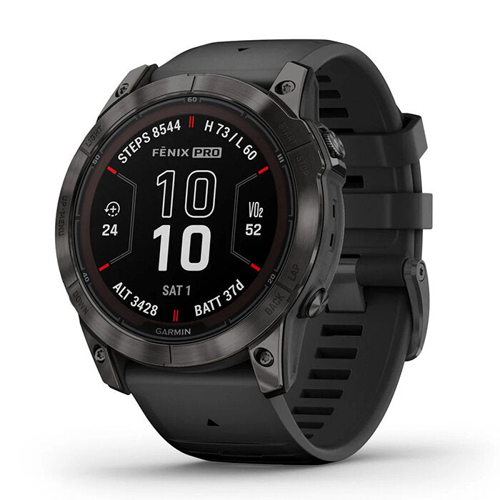 Garmin Fénix 7X Pro Solar Zafiro Gris Carbón Titanio 010-02778-11