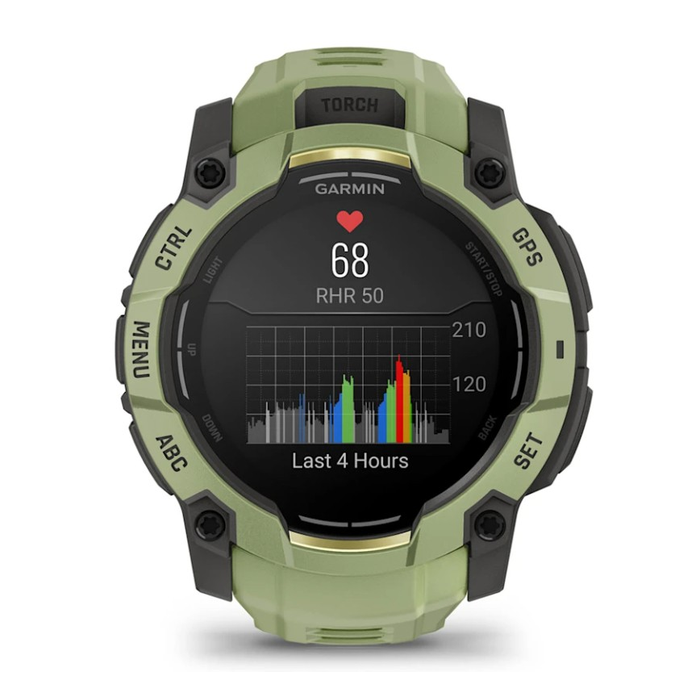 Garmin Instinct 3 Alpine Rush AMOLED 50mm Verde 010-03020-02