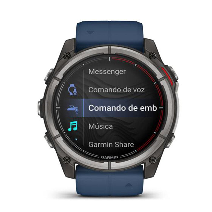 Garmin Quatix 8 51 mm – AMOLED - Zafiro - Titanio