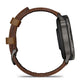 Garmin Venu 4 Cuero Marrón 45mm + Correa Silicona Negra 010-03014-03