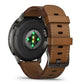 Garmin Venu 4 Cuero Marrón 45mm + Correa Silicona Negra 010-03014-03