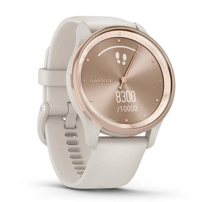 Garmin Vivomove Trend Oro y Correa Beige 010-02665-01