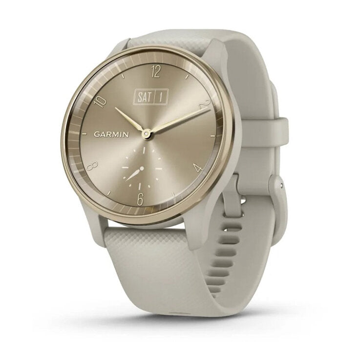 Garmin Vivomove Trend Oro y Correa Beige 010-02665-02