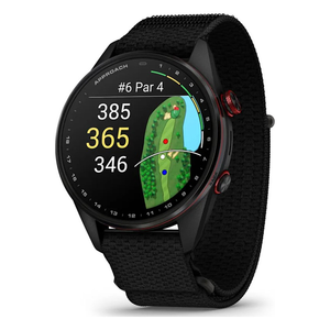 Garmin Approach S72 47 mm Black/Red DLC Watch – GPS Golf 010-04148-02