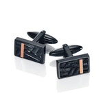 Gemelos Viceroy Acero con Piel 75004G09010