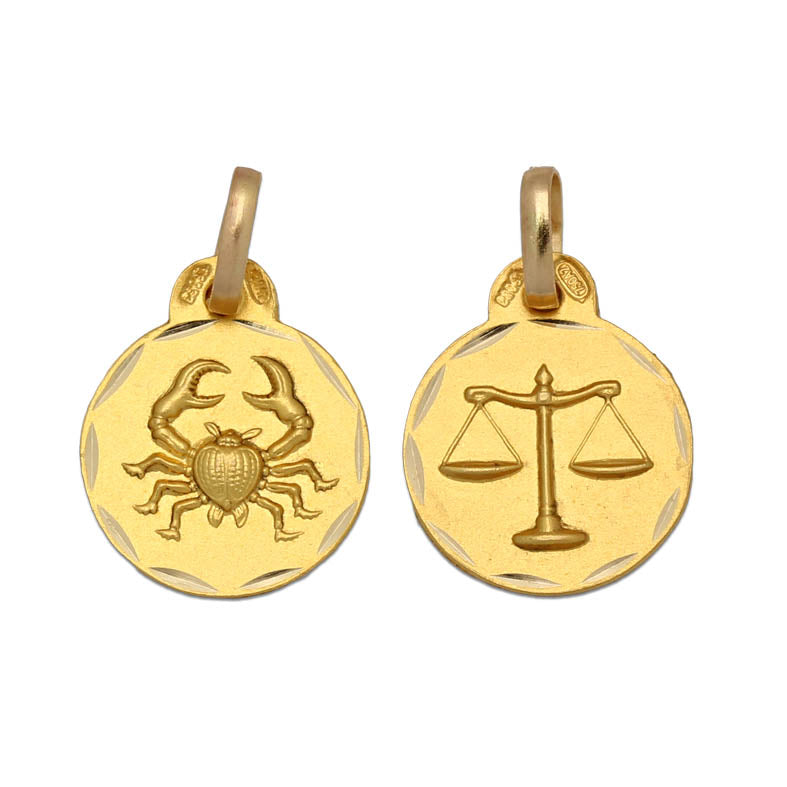 HOROSCOPO ORO 18KL - 13MM - Signo del Zodiaco: Leo-1.20 gr 