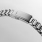 Longines Hydroconquest L3.779.4.06.6: cierre del brazalete de eslabones de acero
