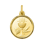Medalla Argyor Comunión Caliz orO750 O.A..