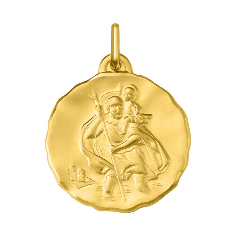 Medalla Argyor nácar  San Cristóbal. O750 O.A.