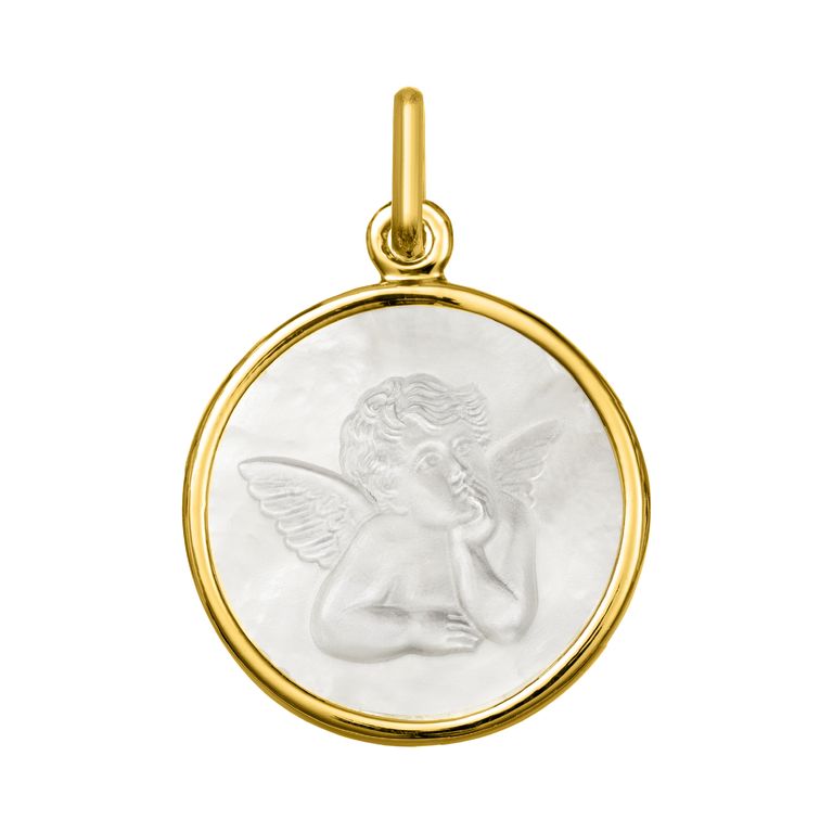 Medalla Argyor ángel de nácar O750 O.A.