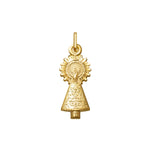 Medalla Argyor Silueta Virgen del Pilar 18mm. Medalla Silueta Virgen del Pilar