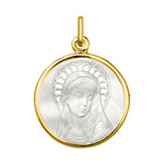 Medalla Argyor virgen.corona.nácar O750 O.A.
