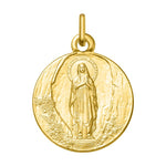 Medalla Argyor virgen Lourdes O375 O.A.