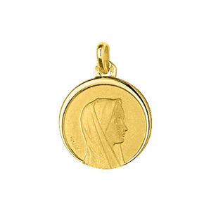 Medalla Argyor Virgen María oro amarillo 18k