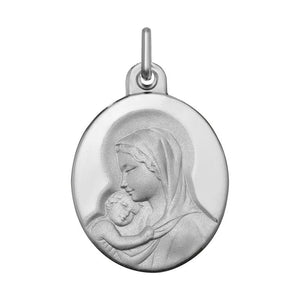Medalla Argyor Virgen y Niño ag925rh