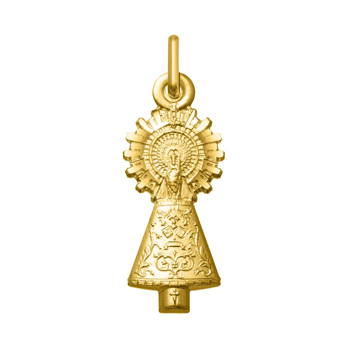 Medalla ArgyorSILUETA V.PILAR C/MANTO SER. 380