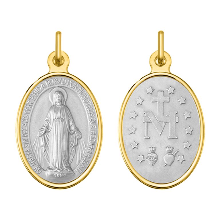 Medalla Argyorvirgen.mirac.tex.en.francés  O.A.+rh