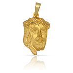 MEDALLA ORO 18KL CARA DE CRISTO - 15X25MM - Peso: 2.45 gr 