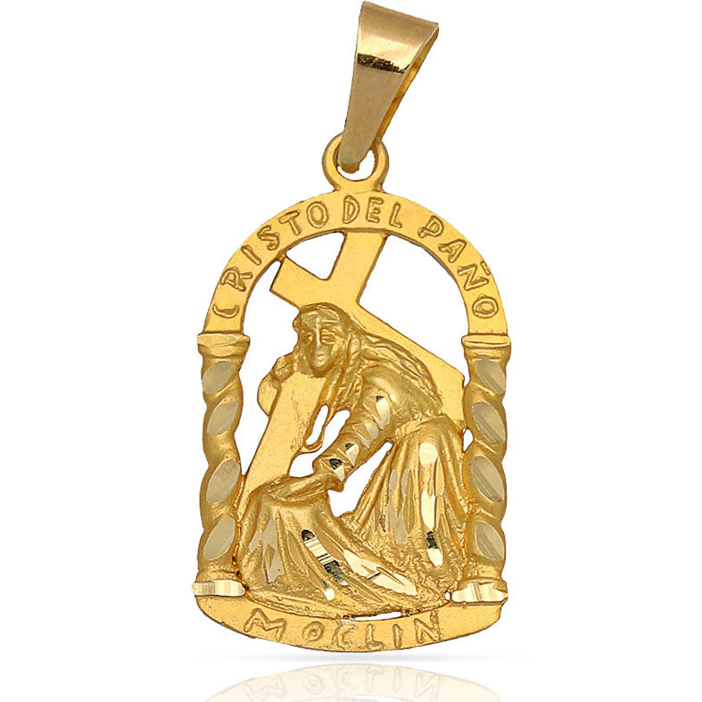 MEDALLA ORO 18KL CRISTO DEL PAÑO - 16x27MM - Peso: 2.40 gr 