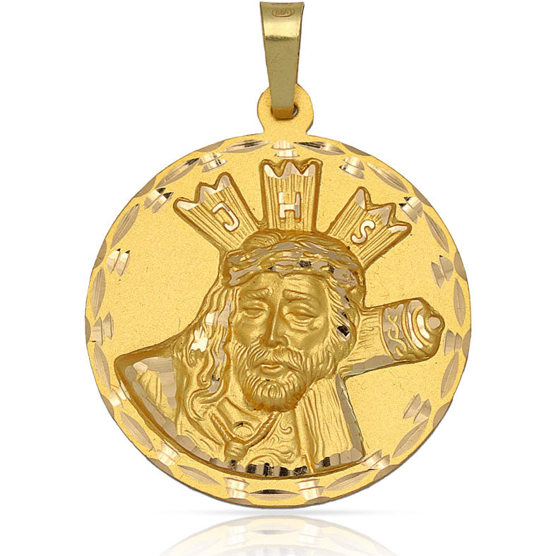 MEDALLA ORO 18KL GRAN PODER - 33MM - Peso: 6.85 gr 