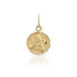 MEDALLA ORO 18KL LENTEJA ANGEL - 8MM