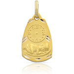 MEDALLA ORO 18KL NIÑO RELOJ - 11X19MM - Peso: 1.40 gr 