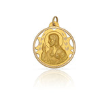 MEDALLA ORO 18KL SAGRADO CORAZON - 16MM - Peso: 1.80 gr 