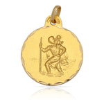 MEDALLA ORO 18KL SAN CRISTOBAL - 19MM - Peso: 2.35 gr 