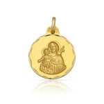 MEDALLA ORO 18KL SAN JOSE - 15MM - Peso: 1.70 gr 