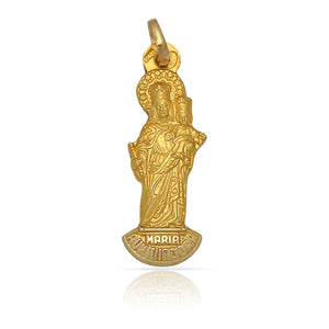 MEDALLA ORO 18KL V.AUXILIADORA- 10X29MM  - Peso: 2.00 gr 
