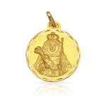 MEDALLA ORO 18KL V. CANDELARIA - 15MM - Peso: 1.65 gr 