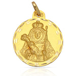 MEDALLA ORO 18KL V. CANDELARIA - 21MM - Peso: 3.05 gr 
