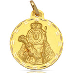 MEDALLA ORO 18KL V. CANDELARIA - 23MM - Peso: 3.45 gr 