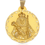 MEDALLA ORO 18KL V. CANDELARIA - 42MM - Peso: 14.05 gr 