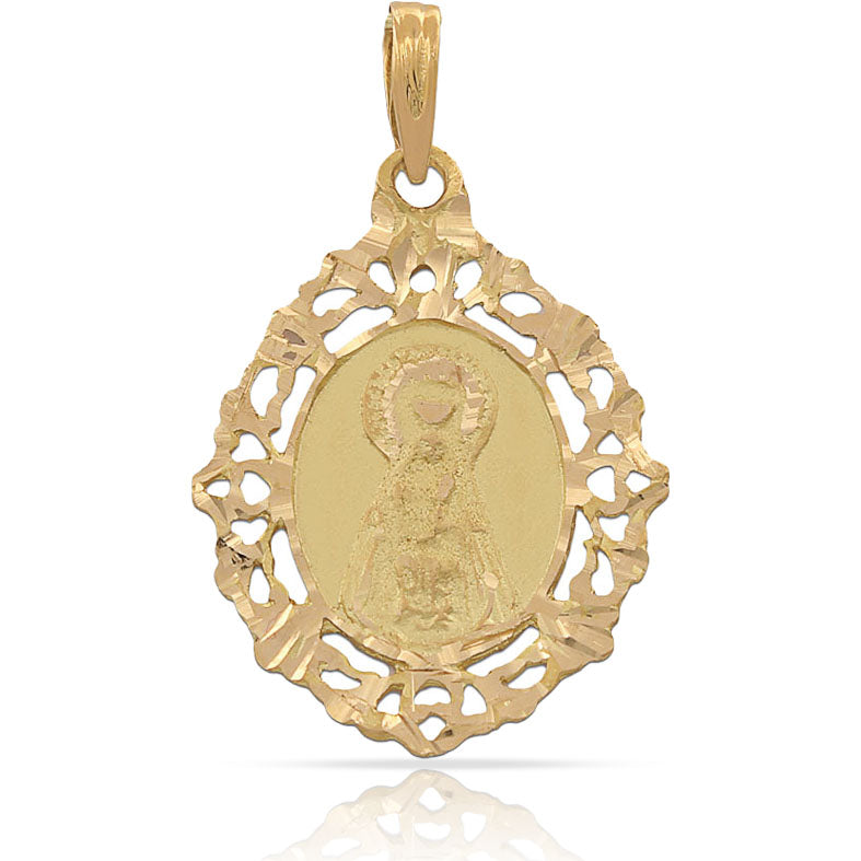 MEDALLA ORO 18KL V. DE BELEN - 22X29MM - Peso: 3.45 gr 