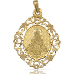 MEDALLA ORO 18KL V. DE CORTES - 29X40MM - Peso: 5.90 gr 