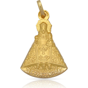 MEDALLA ORO 18KL V. DE COVADONGA - 19X29MM - Peso: 2.80 gr 