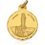 MEDALLA ORO 18KL V. DE FATIMA - 21MM - Peso: 2.90 gr 