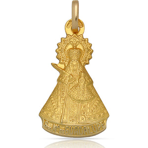 MEDALLA ORO 18KL V. DE GUADALUPE - 17X29MM - Peso: 2.70 gr 