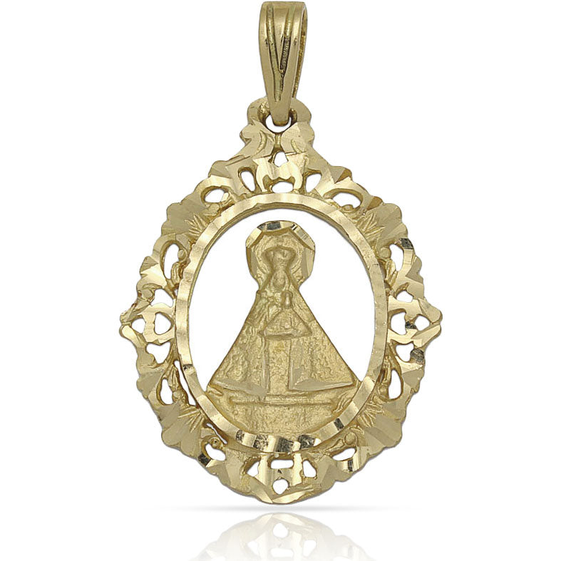 MEDALLA ORO 18KL V. DE GUADALUPE - 21X28MM - Peso: 3.75 gr 