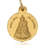 MEDALLA ORO 18KL V. DE LA ARACELI- 21MM - Peso: 3.05 gr 